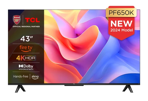 TCL 43PF650K Televisor 109,2 cm (43") 4K Ultra HD Smart TV Wifi Titanio 0