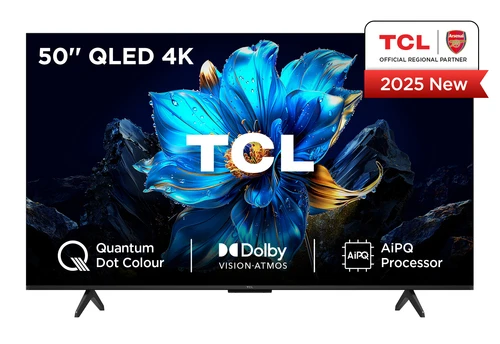 TCL 50P7K-UK Televisor 127 cm (50") 4K Ultra HD Smart TV Wifi Metálico 350 cd / m² 0