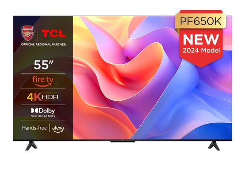 TCL 55PF650K TV 139.7 cm (55") 4K Ultra HD Smart TV Wi-Fi Titanium 0