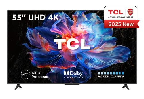 TCL 55V6C-UK TV 139,7 cm (55") 4K Ultra HD Smart TV Wifi Métallique 270 cd/m² 0