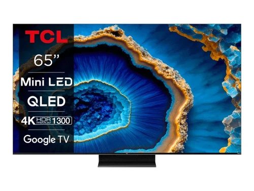 TCL C80 65C803 TV 165.1 cm (65") 4K Ultra HD Smart TV Wi-Fi Titanium 1300 cd/m² 0