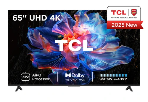 TCL 65V6C-UK TV 165,1 cm (65") 4K Ultra HD Smart TV Wifi Métallique 280 cd/m² 0