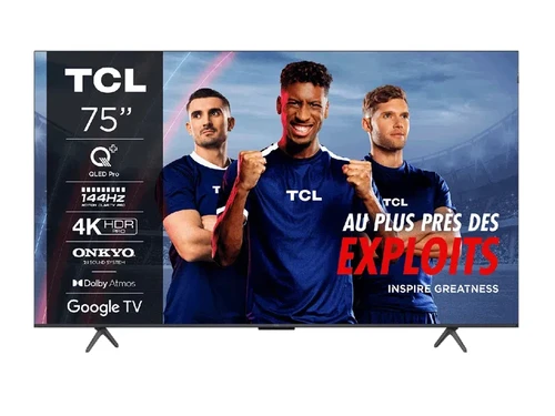 TCL 75C75B TV 190.5 cm (75") 4K Ultra HD Smart TV Wi-Fi Titanium 450 cd/m² 0