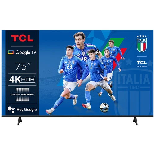 TCL P61 Series 75P61B TV 190.5 cm (75") 4K Ultra HD Smart TV Wi-Fi Titanium 0