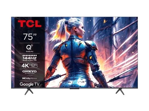 TCL 4K 144HZ QLED TV with Google TV and Game Master Pro 3.0 0