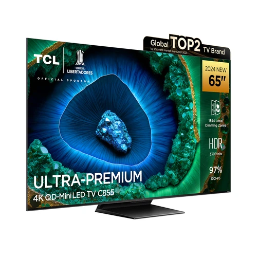 TCL C855 65C855 165.1 cm (65") 4K Ultra HD Smart TV Wi-Fi Black 600 cd/m² 9