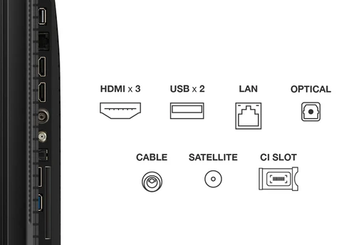 TCL 43P7K-UK TV 109,2 cm (43") 4K Ultra HD Smart TV Wifi Métallique 350 cd/m² 10