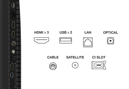 TCL 55P7K-UK Televisor 139,7 cm (55") 4K Ultra HD Smart TV Wifi Metálico 350 cd / m² 10