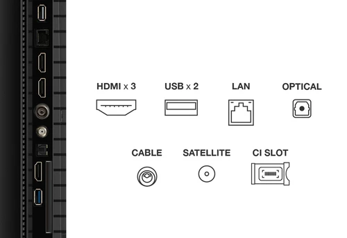 TCL 75P7K-UK Televisor 190,5 cm (75") 4K Ultra HD Smart TV Wifi Metálico 350 cd / m² 10