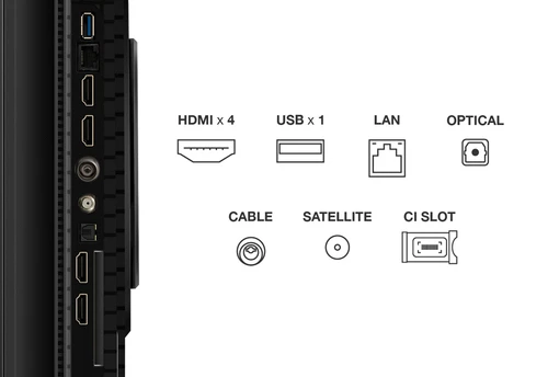 TCL 65T8C-UK Televisor 165,1 cm (65") 4K Ultra HD Smart TV Wifi Metálico 350 cd / m² 12