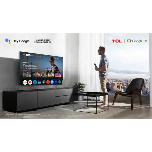 TCL C76 55C765 TV 139.7 cm (55") 4K Ultra HD Smart TV Wi-Fi Titanium 2000 cd/m² 19