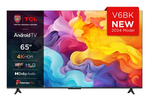 TCL V6B 65V6B 165,1 cm (65") 4K Ultra HD Smart TV Wifi Titanio 270 cd / m² 2