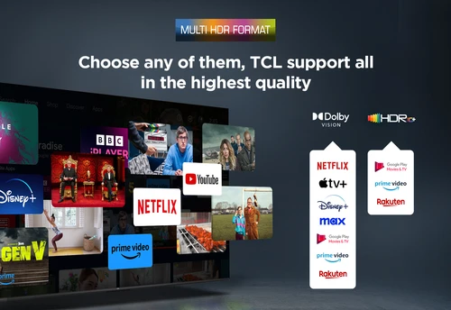 TCL 43P7K TV 109.2 cm (43") 4K Ultra HD Smart TV Wi-Fi Metallic 350 cd/m² 6