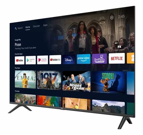 TCL S54 40S5403A TV 101,6 cm (40") Full HD Smart TV Wifi Métallique 7