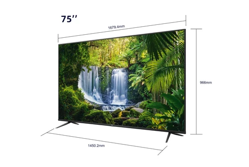 TCL 75P615K 75 inch Television, 4K Ultra HD, Smart TV Powered by Android 9.0 7