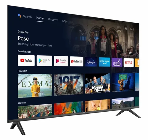 TCL S54 40S5403A TV 101,6 cm (40") Full HD Smart TV Wifi Métallique 8